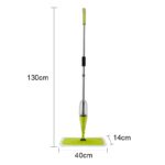 Household Flat Floor Mop Micro Fiber Spray Mop Cleaner Water Spraying Flat Mop Head Home Cleaning Tool - Image 4