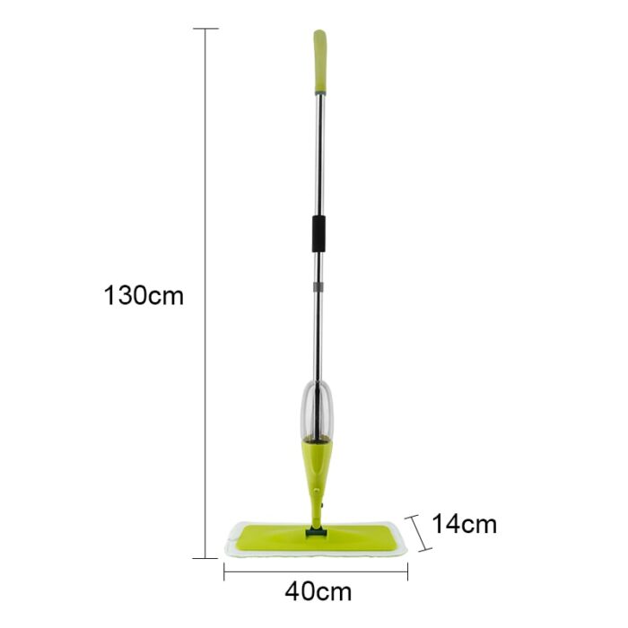 Household Flat Floor Mop Micro Fiber Spray Mop Cleaner Water Spraying Flat Mop Head Home Cleaning Tool - Image 4