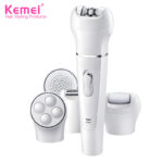 Kemei KM-2199 Multi-Functional Rechargeable Epilator: 5-In-1 Beauty Tools Kit For Women - Image 3