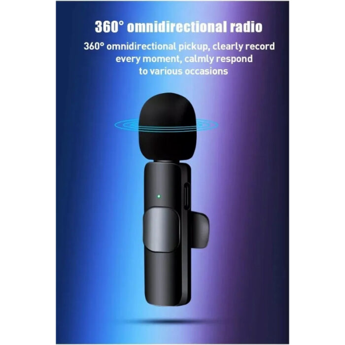 K35 High Quality Wireless Dual Microphone For Mobile Phone And Camera - Image 4