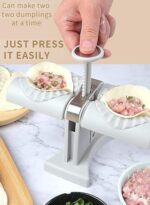 Double head design automatic dumpling machine mold,  dumplings quickly and easily (random color) - Image 7