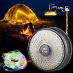 Hanging lantern with garland, camping atmospheric garland, rechargeable LED garland 9 m - Image 5