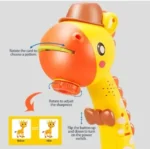 Table with light and with music inside | Mini Art Drawing Board Leds Projector Light Toy Children Kids Painting Table Small Desk(Random Color) - Image 7