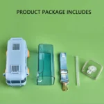 Bus Shape School Water Bottle with Strap 500 ML (Random Color) - Image 4