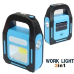 Work Light  Emergency Light / Rechargeable, Solar Charging, USB Charging Work Light / Camping Light / Outdoor Portable Light HB-9707B-2 / - Image 3