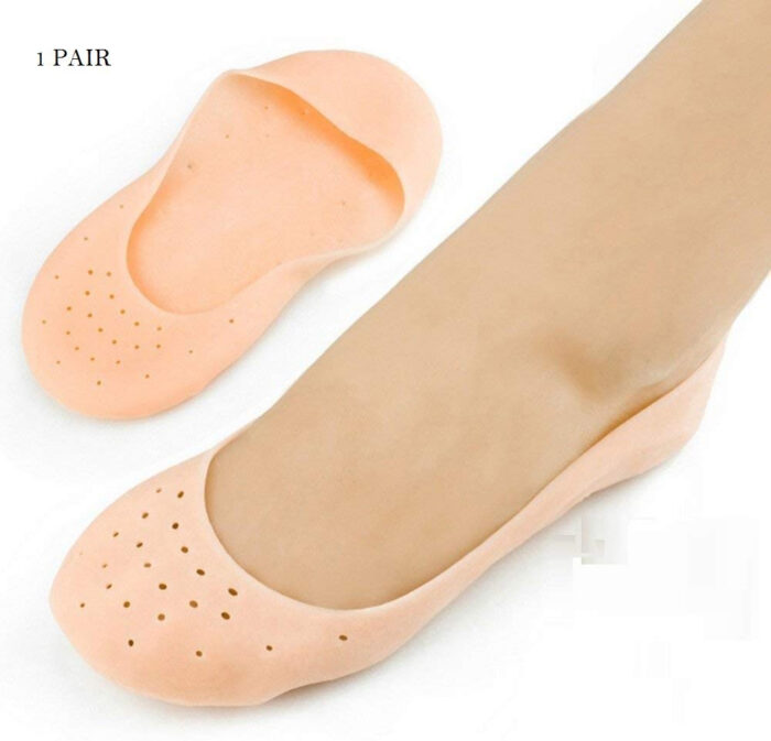 Smiling Foot Anti Crack Full Length Silicone Protector Moisturizing Socks - Image 2