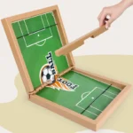 Wooden Sling Puck Game | Football Board Game | Wooden Hockey Soccer Table Game for kids & adults - Image 5