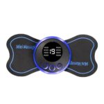 pack Of 2 Ems Butterfly Portable Neck Massager Rechargeable, And  Ms Foot Massager Pad Improve Blood Circulation - Image 6