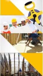 Fiber Measuring Tape 100 Meter, Heavy Duty for Professionals - Image 3