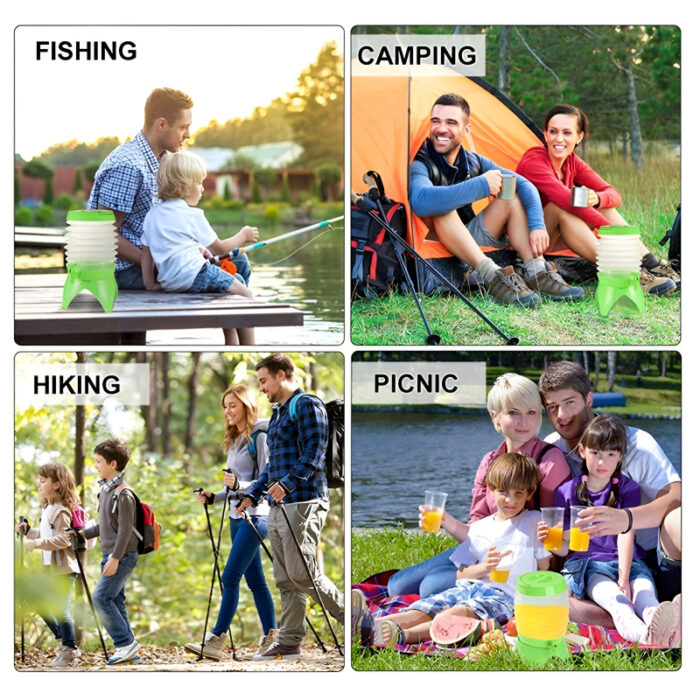 3.5-Liter Mini Portable Manual Foldable Multi-Purpose Beverage Dispenser - Image 5