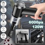 Mini Portable 3 In 1 Powerful Cordless Vacumm Cleaner Duster Blower Air Pump - Image 4