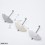 Pack Of 15 Pcs Umbrella Hook Wall Door Key Hanger Key Holder Decorative Hooks - Image 4