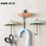 Pack Of 15 Pcs Umbrella Hook Wall Door Key Hanger Key Holder Decorative Hooks - Image 10