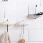 Pack Of 15 Pcs Umbrella Hook Wall Door Key Hanger Key Holder Decorative Hooks - Image 9