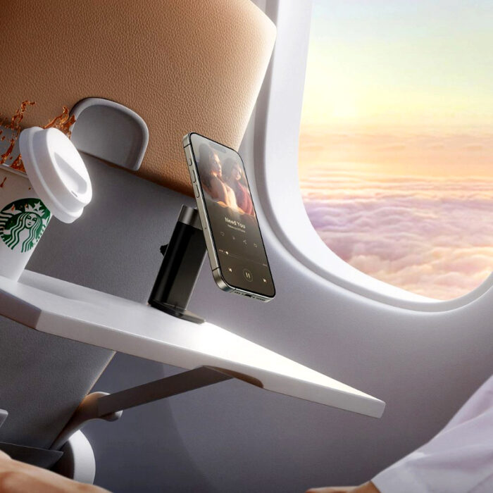 JOYROOM JR-ZS413 Magnetic Travel Phone Holder with 20*N52 Magnets, 360° Rotation, and Adjustable Viewing Angle - Image 5