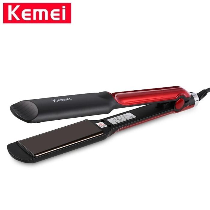 Kemei Wet/Dry Ceramic Professional Hair Straightener Electric Flat Iron Styling Tool Fast Heating - Image 1