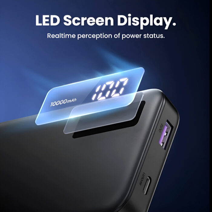 UGREEN PB311 10000mAh 20W Portable Power Bank with Two-Way Fast Charging and Advanced Safety Features - Image 3