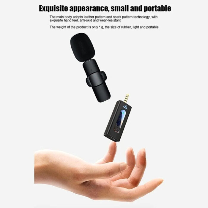 K35 High Quality Wireless Dual Microphone For Mobile Phone And Camera - Image 6