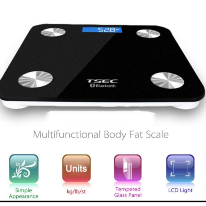 Electron Digital Scale LCD Display Smart Bluetooth BMI Weight Composition Analyzer With Tempered Glass - Image 5