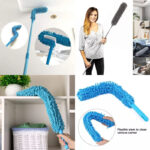 Multi-Functional Flexible Micro Fiber Duster With Telescopic Stainless Steel Handle - Image 2