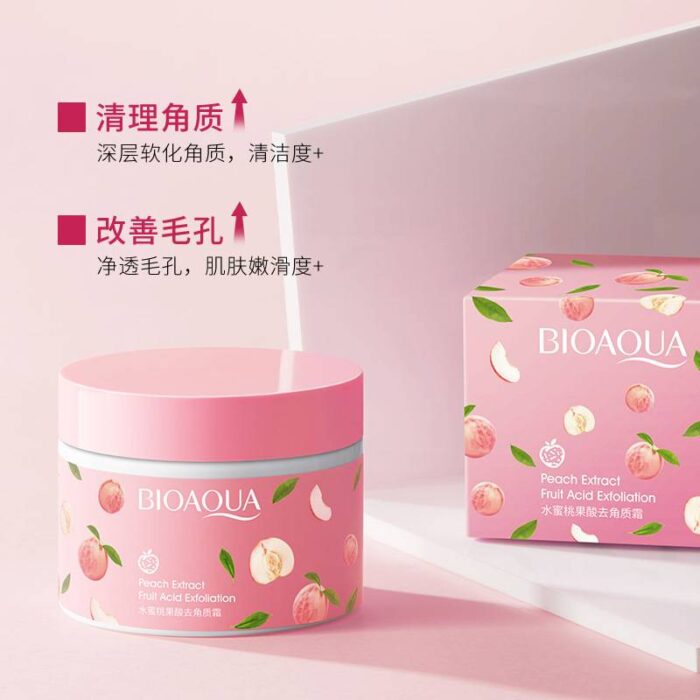Peach Cream whitening , Fruit Acid Exfoliating Face Gel Cream 140g - Image 1