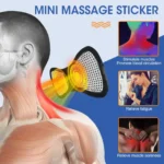 EMS Butterfly Neck Massager For Muscle Pain Relief And Shoulder Relaxation with Remote - Imported - Image 7
