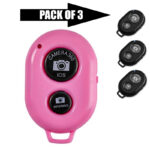 Pack Of 3 Easy Pair Mini Selfie Bluetooth Remote Shutter For All Smart Phones - Image 3