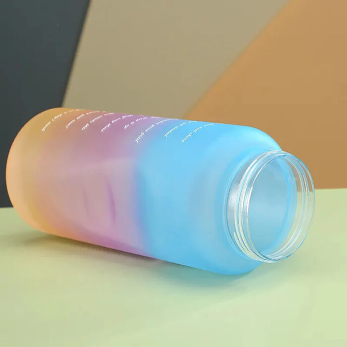 3pcs Motivational Hydration Trio Leak Proof Gradient Frosted Sports Water Bottle - Image 10