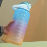 3pcs Motivational Hydration Trio Leak Proof Gradient Frosted Sports Water Bottle - Image 11