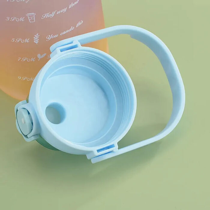 3pcs Motivational Hydration Trio Leak Proof Gradient Frosted Sports Water Bottle - Image 8