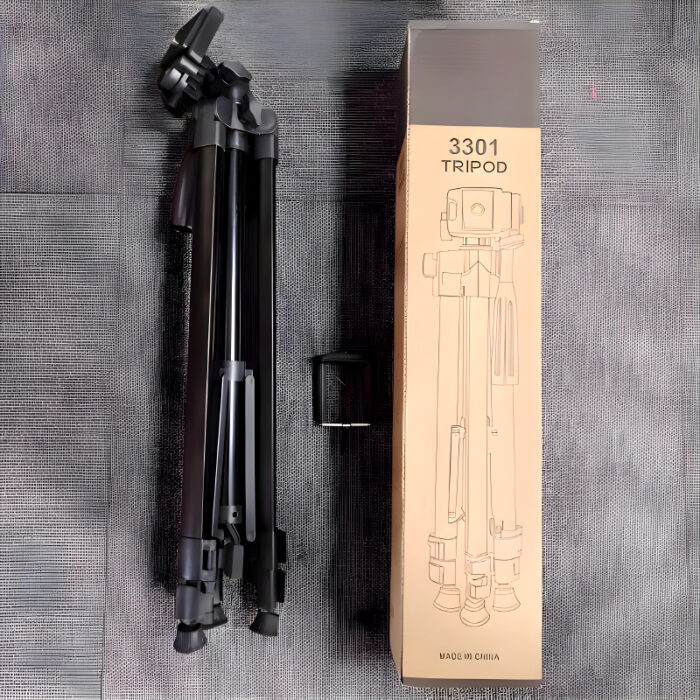 3301 Multi-Functional Professional Lightweight Portable Tripod Stand For Mobile Phones And Cameras - Image 3