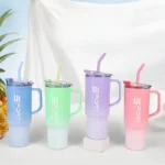 (Pack of 3) Water Bottles Set, Sports Water Cups, Portable Drinking Cups, Summer Drinkware, For Outdoor Camping, Hiking, Fitness (Random Color) - Image 4