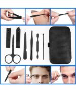 7 PCs QURIPE  Manicure set, Nail Clippers Kit, Stainless Steel Manicure Kit, Nail Clipping Tools Portable Travel Grooming Kit - Image 4
