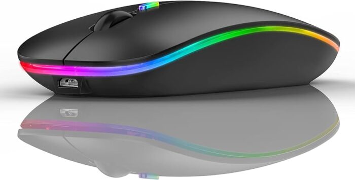 HP W10 Wireless RGB Bluetooth, Wireless, Rechargeable Slim Mouse - Image 7