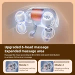 Electric Neck and Shoulder Massager Wireless Kneading Neck and Back Massage Pillow Neck Back Relaxing Massage Shawl (Random Color) - Image 4