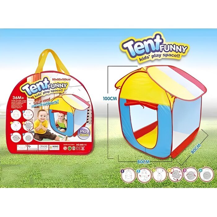 80*80*100cm Colorful Kids Creative Play Tent - Image 3