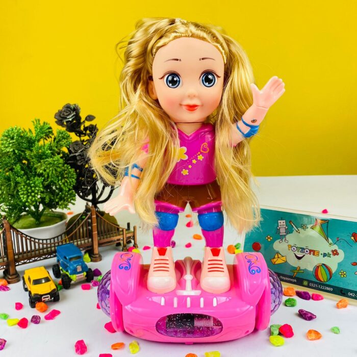 Balance Car Doll With Light And Music Girls Toy - Image 1