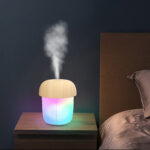 Mushroom Shape Humidifier Portable Mini Humidifier Direct usb current Aroma Diffuser Cool Mist 300ml (With box) - Image 5