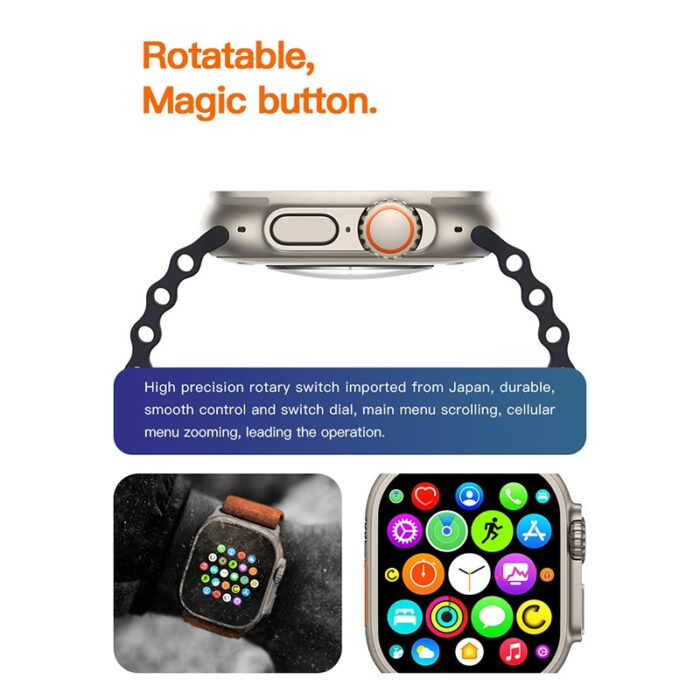 T800 Series 8 Ultra Smart Watch With 1.99 Inches Big Display - Image 11