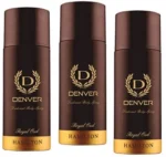 Denver ROyal Oud Hamilton body spray Full long lasting for  Men (200 ml) Made in india