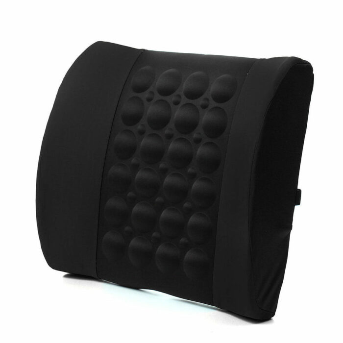 Car Seat Back Relief Lumbar Pain Back Support Pillow Headrest Waist Safety Chair Cushion For Auto Vehicle(black color ) - Image 1