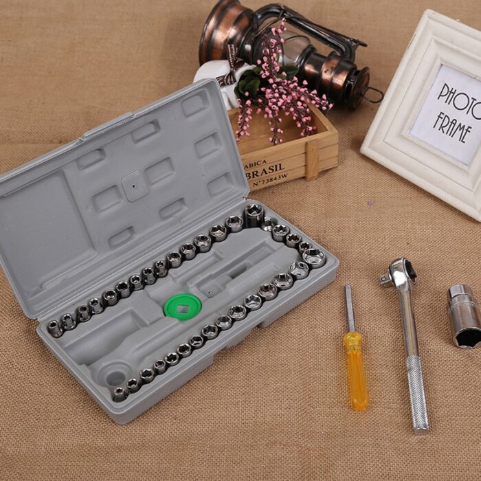 40Pcs Household Sets Household Tools Repair Auto Repair Hardware Tools Kit - Image 6