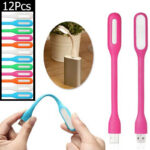 12Pcs Mini Portable USB LED Light Lamp For Power Bank Computer Notebook Laptop Reading - Image 5