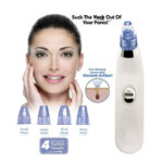 DermaSuction Vacuum Pore Cleaning Device With 4 Interchangeable Suction Heads - Image 2