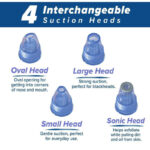 DermaSuction Vacuum Pore Cleaning Device With 4 Interchangeable Suction Heads - Image 3
