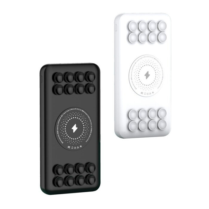 4d5aa9ba2664fdde1bee0243a515b4ce-1.jpg X09 10000 MAh Wireless PD Fast Charging 2.1A 4 Output Power Bank - Image 1