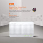 Tenda S105 5-Port 10/100Mbps Sleek And Compact Unmanaged Desktop Fast Ethernet Switch Splitter With Low Power Consumption - Image 3