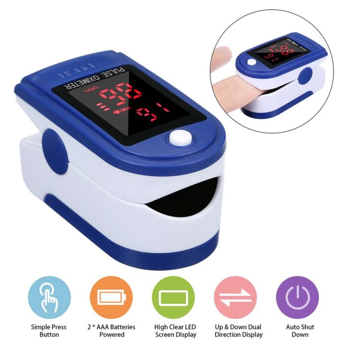 4f0ce866379c7d85c015b4f26abb5d1484924c0b_original.jpeg Fingertip Pulse Oximeter Blood Oxygen Saturation Detector Pulse Rate Monitor Portable Oximeter with Fingertip Puls Rate Monitor Portable Oximeter - Image 1