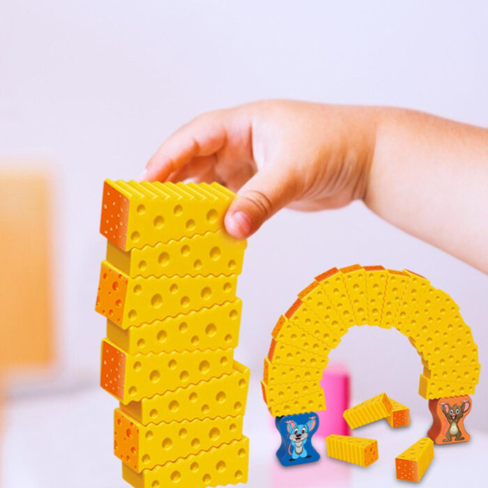 Stacking Game Toy Mouse Cake Stacking Balancing Game For Kids - Image 1