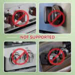 2 PC's stove knob lock Baby Safety Stove Gas Knob Covers & Childproof Oven Lock, Kitchen Safety Stove Locks for Babies & Toddlers - Image 3